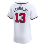 Ronald Acuña Jr. Atlanta Braves Nike Home Elite Jersey - White