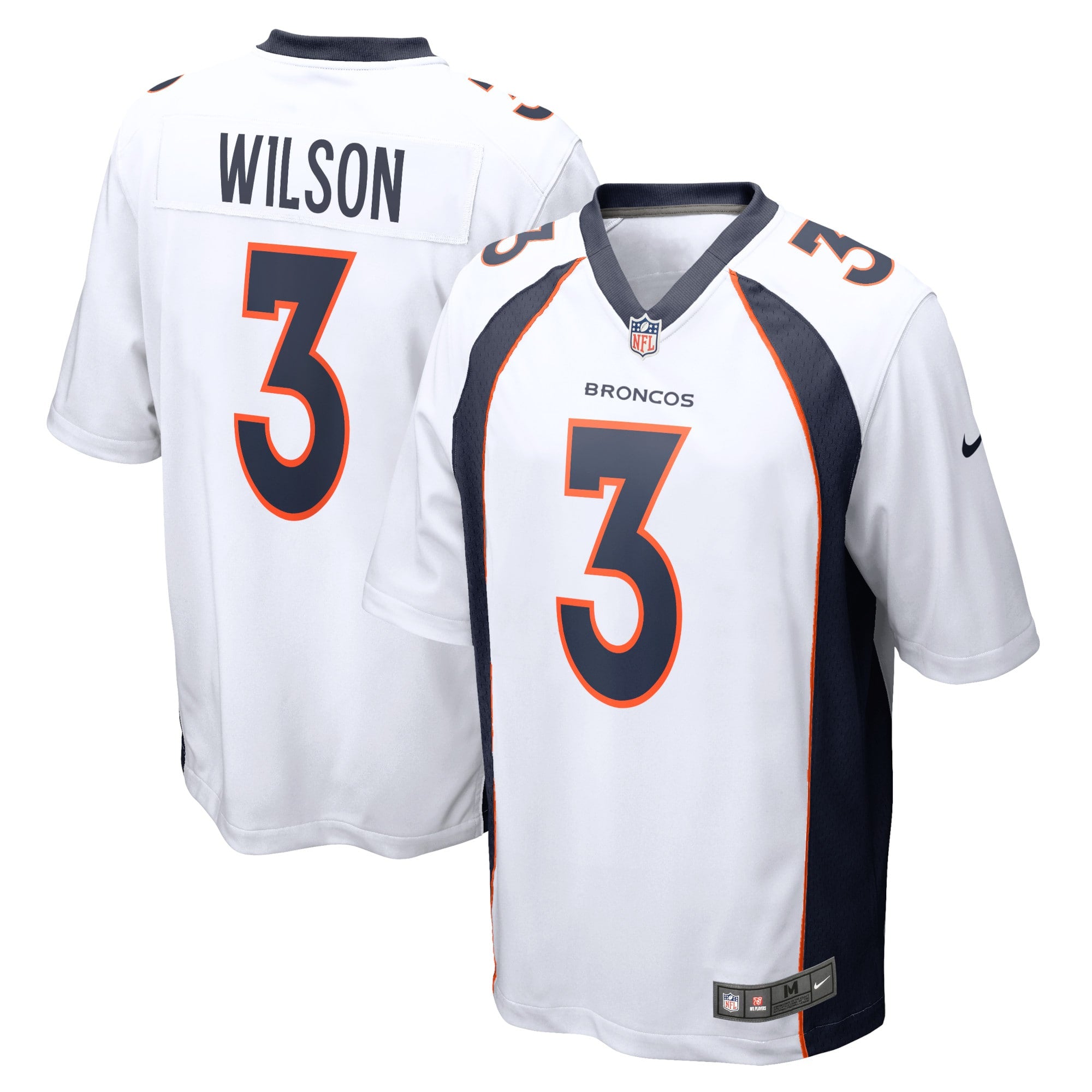 Russell Wilson Denver Broncos Nike Youth Game Jersey - Navy/Orange/White