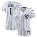 New York Yankees Nike Women's #1 Bride Home Replica Jersey - White