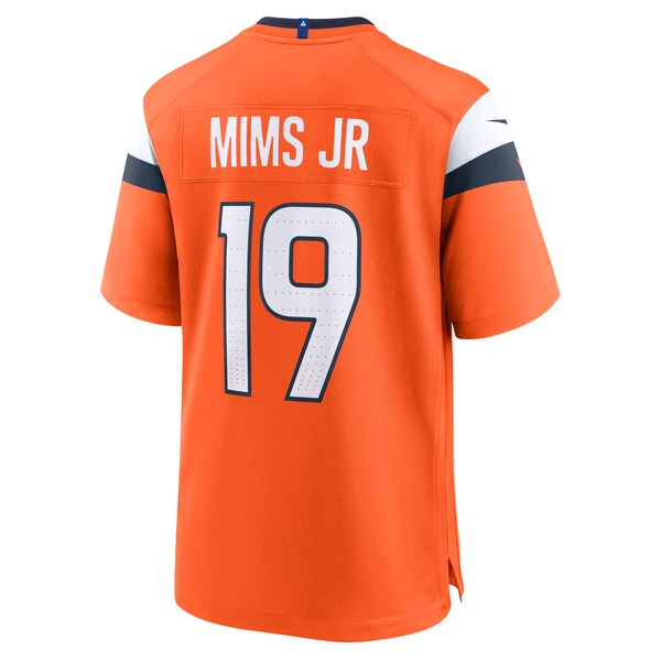 Marvin Mims Jr Denver Broncos Nike Team Game Jersey -  Orange/White/Navy
