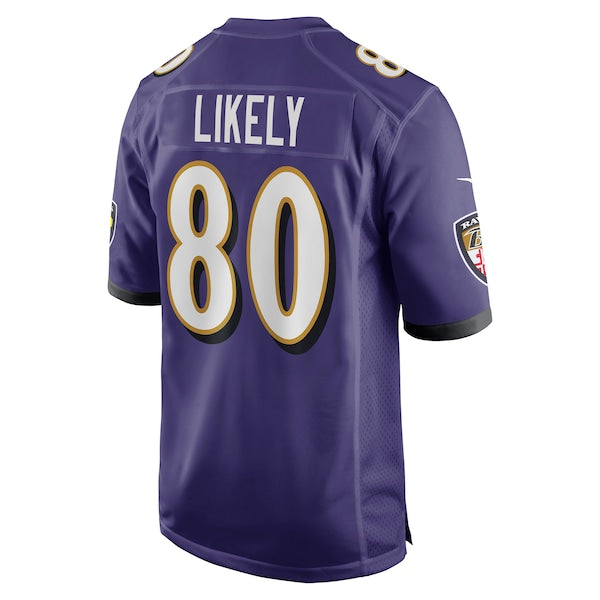 Isaiah Likely Baltimore Ravens Nike Player Game Jersey - Purple
