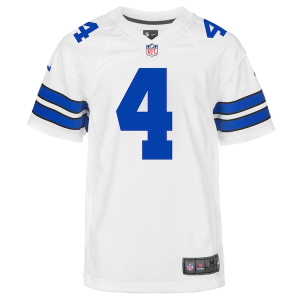 Dak Prescott Dallas Cowboys Nike Youth Game Jersey - White/Navy