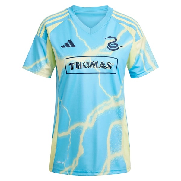 Philadelphia Union adidas Women's 2025 The Voltage Kit Replica Jersey - Blue