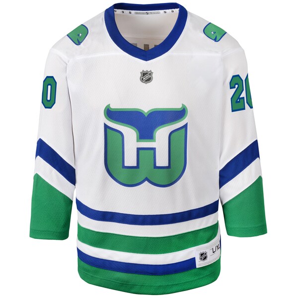 Sebastian Aho Carolina Hurricanes Youth Whalers Replica Jersey - White