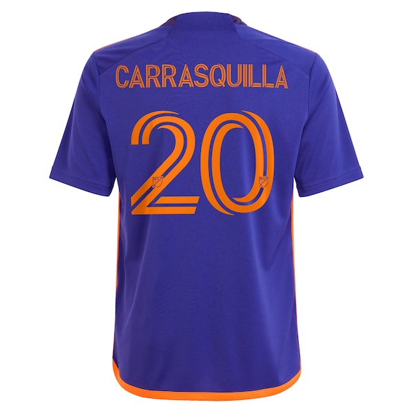 Adalberto Carrasquilla Houston Dynamo FC adidas Youth 2024 Still Holdin' Replica Player Jersey – Purple