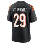 Cam Taylor-Britt Cincinnati Bengals Nike Game Player Jersey - Black/Orange/White