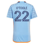 Kevin O'Toole New York City FC adidas 2024 The Interboro Kit Replica Player Jersey – Light Blue