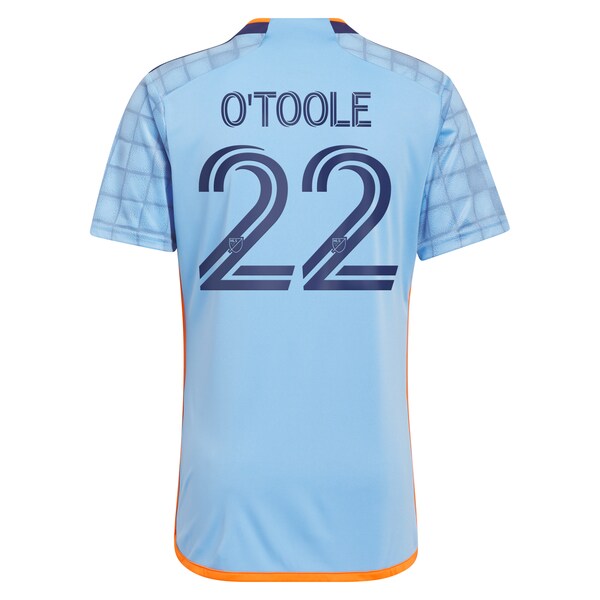 Kevin O'Toole New York City FC adidas 2024 The Interboro Kit Replica Player Jersey – Light Blue