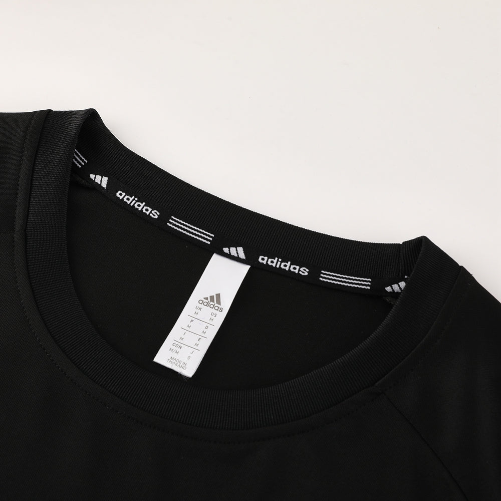 Adidas Short Sleeve Training Jersey Set - AD09- Black