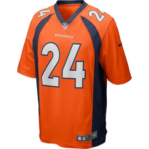 Champ Bailey Denver Broncos Nike Game Retired Player Jersey - Orange/Navy