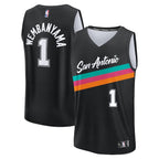 Victor Wembanyama San Antonio Spurs  2025/26 City Edition Fast Break Jersey - Black