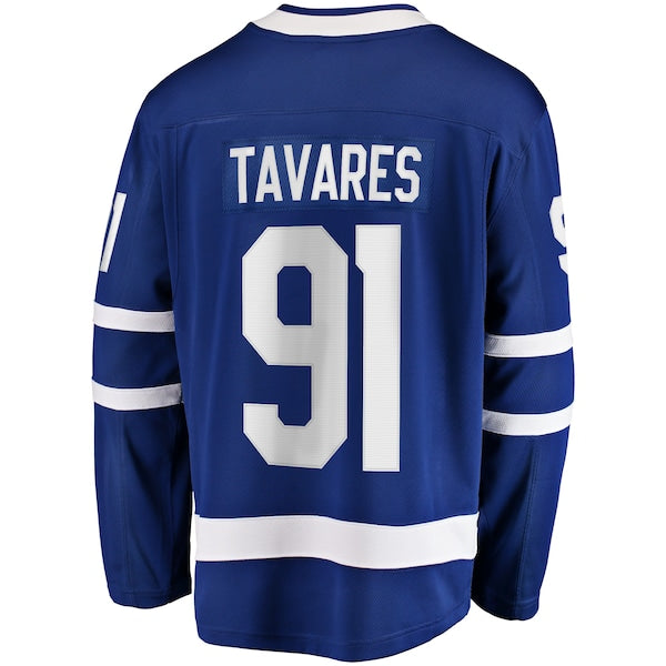 John Tavares Toronto Maple Leafs  Home Captain Premier Breakaway Player Jersey - Blue