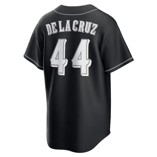 Elly De La Cruz Cincinnati Reds Nike Lights Out Replica Player Jersey - Black