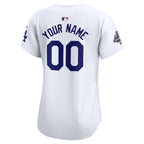 Los Angeles Dodgers Nike Women's 2024 World Series Champions Home Custom Limited Jersey - White