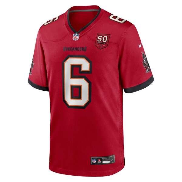 Baker Mayfield Tampa Bay Buccaneers Nike 50th Season Team Game Jersey - Red/Creamsicle