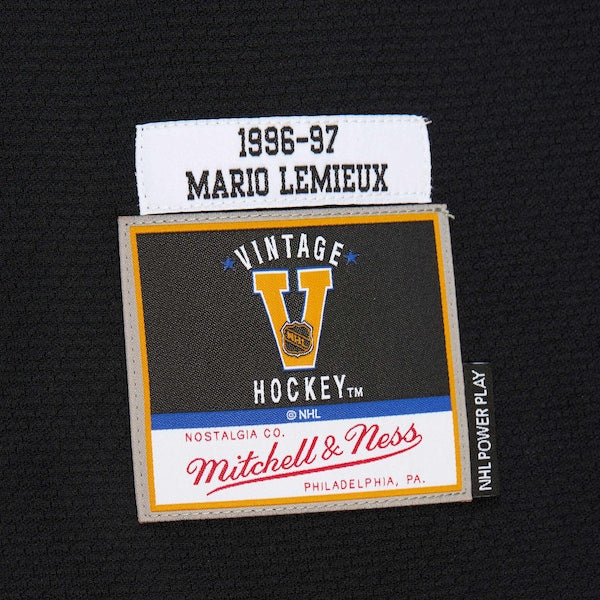 Mario Lemieux Pittsburgh Penguins 1996-97 Power Play Jersey - Black