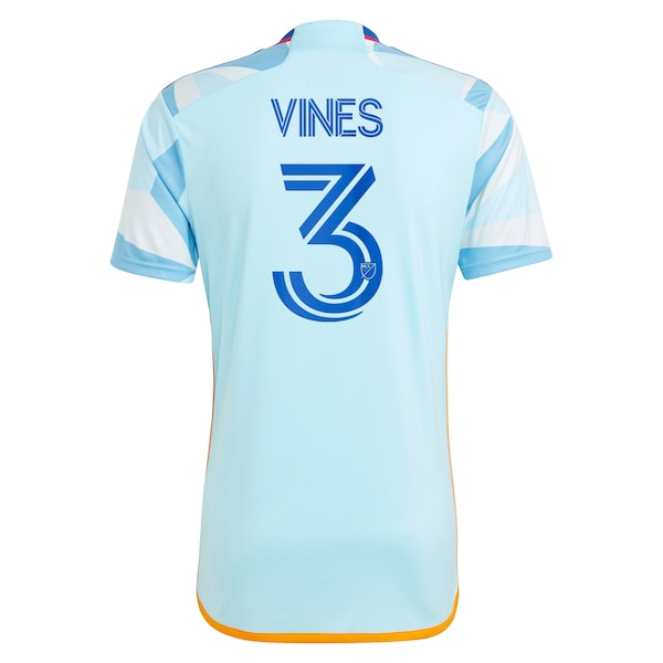 Sam Vines Colorado Rapids adidas 2024 New Day Kit Replica Player Jersey - Light Blue