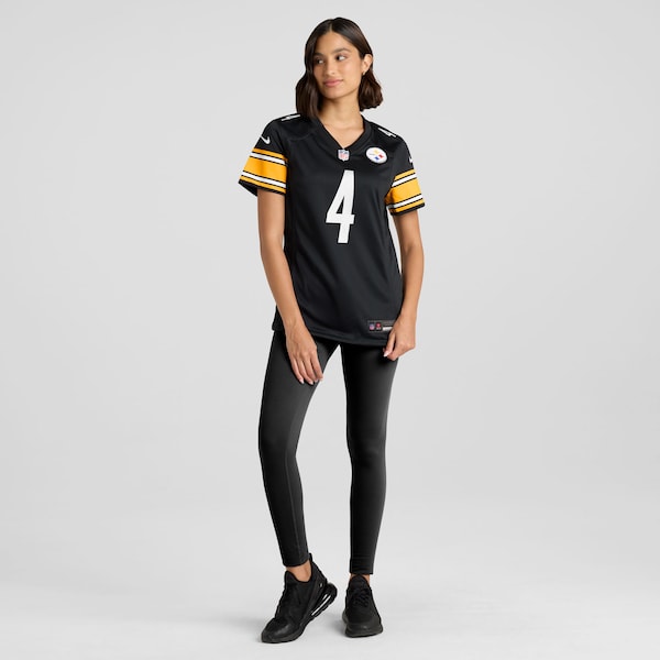 DK Metcalf Pittsburgh Steelers Nike Women's Team Game Jersey -  Black