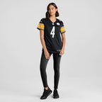 DK Metcalf Pittsburgh Steelers Nike Women's Team Game Jersey -  Black