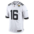 Trevor Lawrence Jacksonville Jaguars Nike White Game Jersey - White/Black