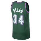 Ray Allen Milwaukee Bucks 1996/97 Hardwood Classics Swingman Jersey - Kelly Green