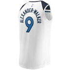 Nickeil Alexander-Walker Minnesota Timberwolves  Youth Fast Break Replica Player Jersey - Association Edition - White