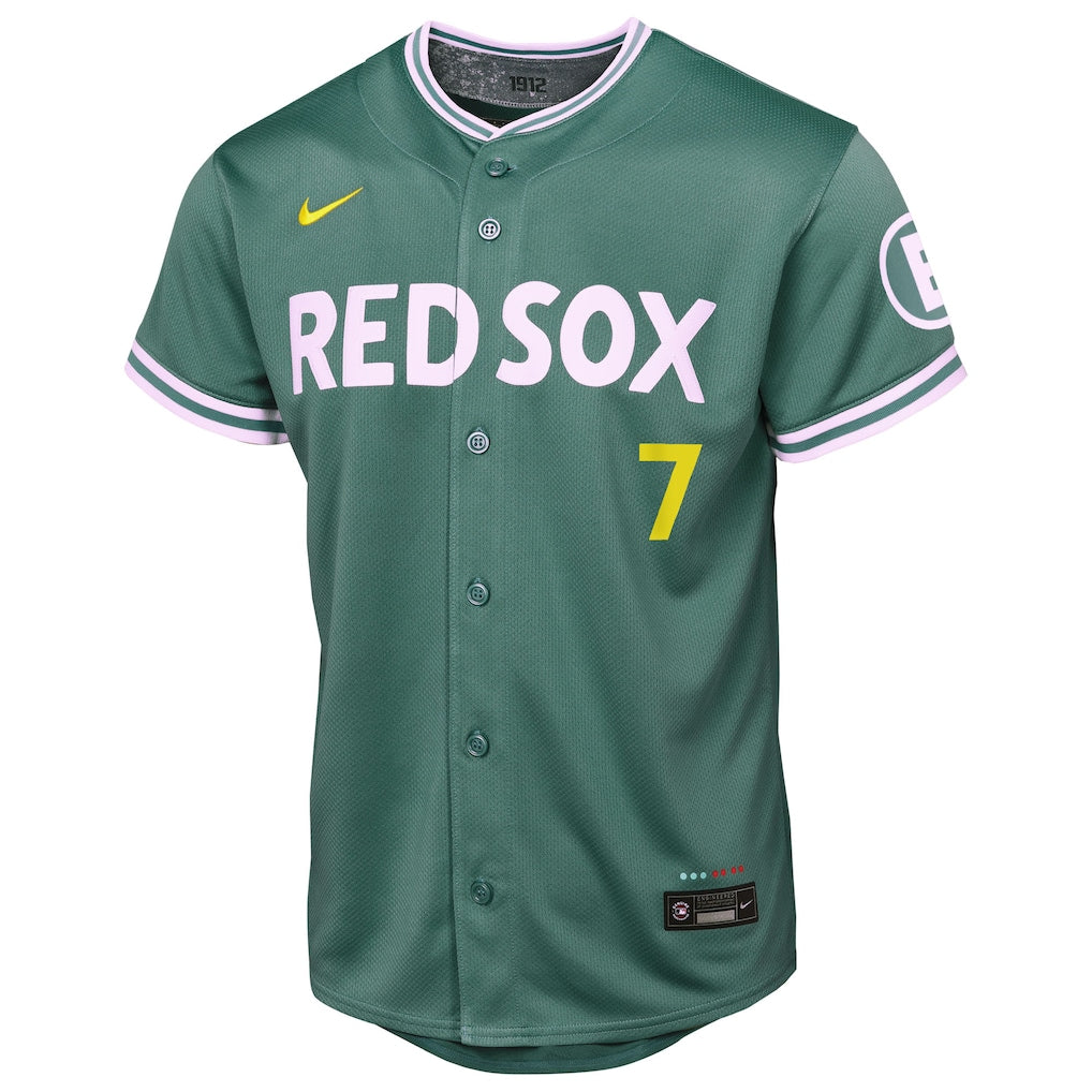 Masataka Yoshida Boston Red Sox Nike Youth 2025 City Connect Limited Player Jersey - Green