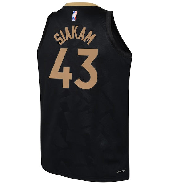 Pascal Siakam Toronto Raptors Nike Youth 2022/23 Swingman Jersey - City Edition - Black
