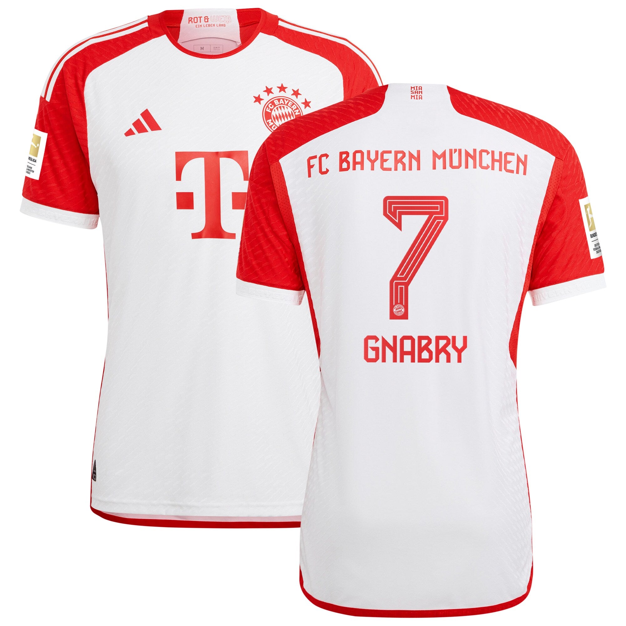 Serge Gnabry Bayern Munich adidas 2023/24 Away Authentic Player Jersey - Black/White