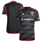 D.C. United adidas 2024 The Icon Kit Authentic Jersey – Black