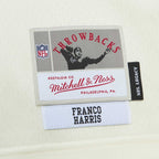 Franco Harris Pittsburgh Steelers Chainstitch Legacy Jersey - Cream