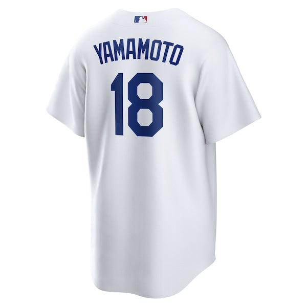 Yoshinobu Yamamoto Los Angeles Dodgers Nike Home Replica Player Jersey – White