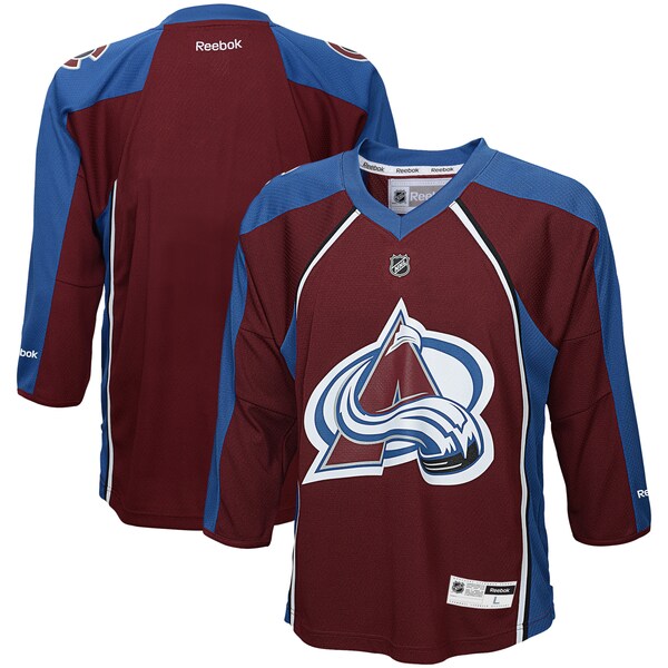 Colorado Avalanche Reebok Blank Replica Jersey - Maroon