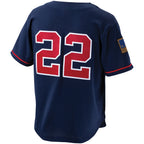 Bo Jackson California Angels Cooperstown Collection Mesh Batting Practice Button-Up Jersey - Navy