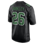 Saquon Barkley Philadelphia Eagles Nike  Fashion Game Jersey - Carbon Black/Kelly Green