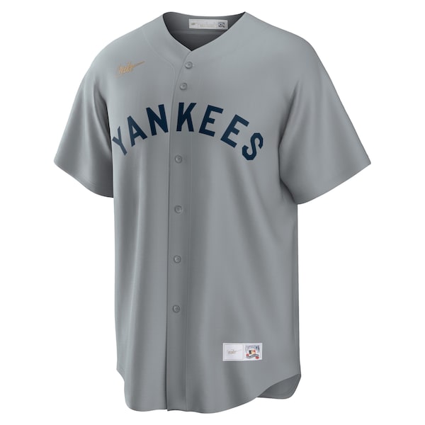 Mickey Mantle New York Yankees Nike Road Cooperstown Collection Player Jersey - Gray/White