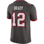 Tom Brady Tampa Bay Buccaneers Nike Alternate Vapor Limited Jersey - Pewter/Red