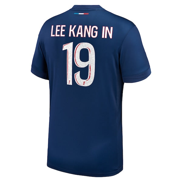 Lee Kang In Paris Saint-Germain Nike Youth 2024/25 Replica Player Jersey - Navy
