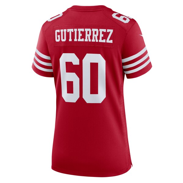 Sebastian Gutierrez San Francisco 49ers Nike Women's Team Game Jersey -  Scarlet