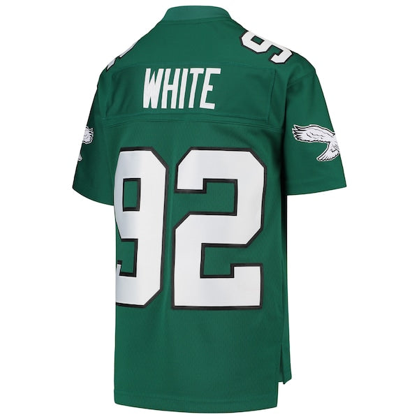 Reggie White Philadelphia Eagles Youth 1990 Legacy Retired Player Jersey - Green