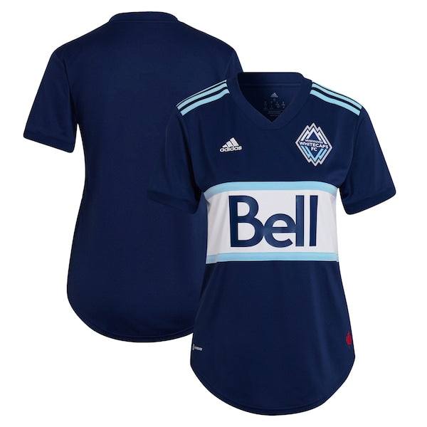 Vancouver Whitecaps FC adidas Women's 2022 The Hoop x This City Replica Blank Jersey - Blue