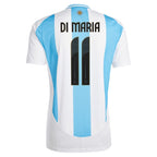 Angel Di Maria Argentina National Team adidas 2024 Home Replica Jersey - White