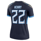 Derrick Henry Tennessee Titans Nike Women's New Legend Jersey - Navy/Light Blue