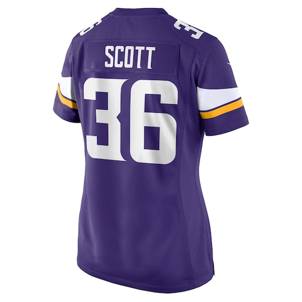 Zavier Scott Minnesota Vikings Nike Women's Team Game Jersey -  Purple