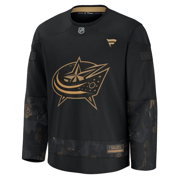 Columbus Blue Jackets  2024 Military Appreciation Practice Jersey - Black