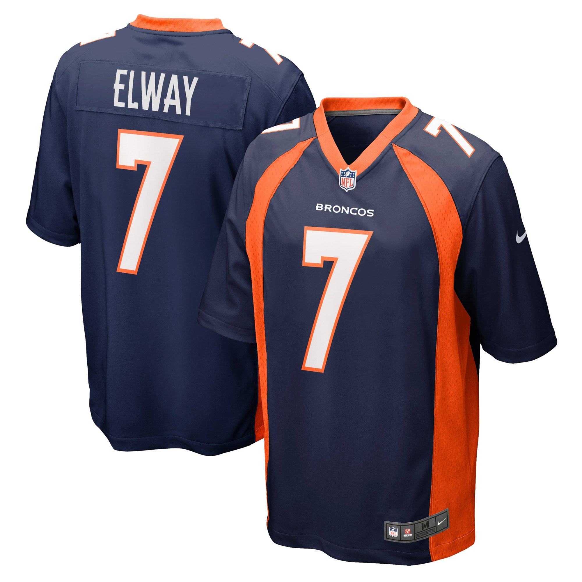 John Elway Denver Broncos Nike Game Retired Player Jersey - Orange/Navy