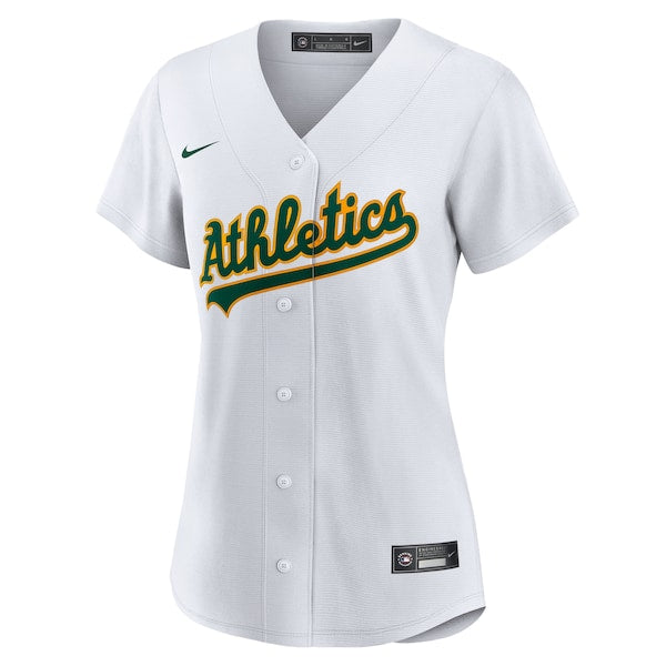 Khris Davis Oakland Athletics Nike Women's Home Replica Player Jersey - White/Green