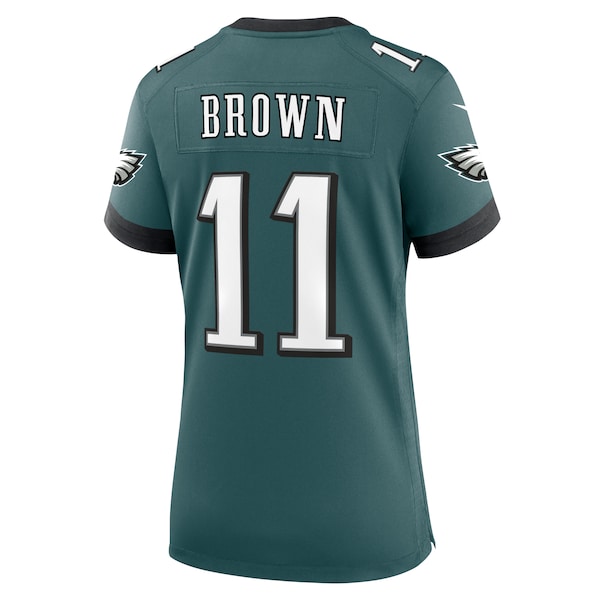 A.J. Brown Philadelphia Eagles Nike Women's Team Game Jersey - Midnight Green/Black