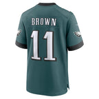 A.J. Brown Philadelphia Eagles Nike Super Bowl LIX Game Player Jersey - Midnight Green