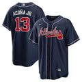 Ronald Acuna Jr. Atlanta Braves Nike Alternate Replica Player Name Jersey - Navy/White